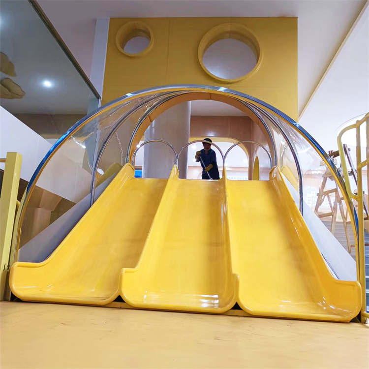 Residential stainless steel slide outdoor children's amusement facilities Customized amusement park combination slide large amusement equipment