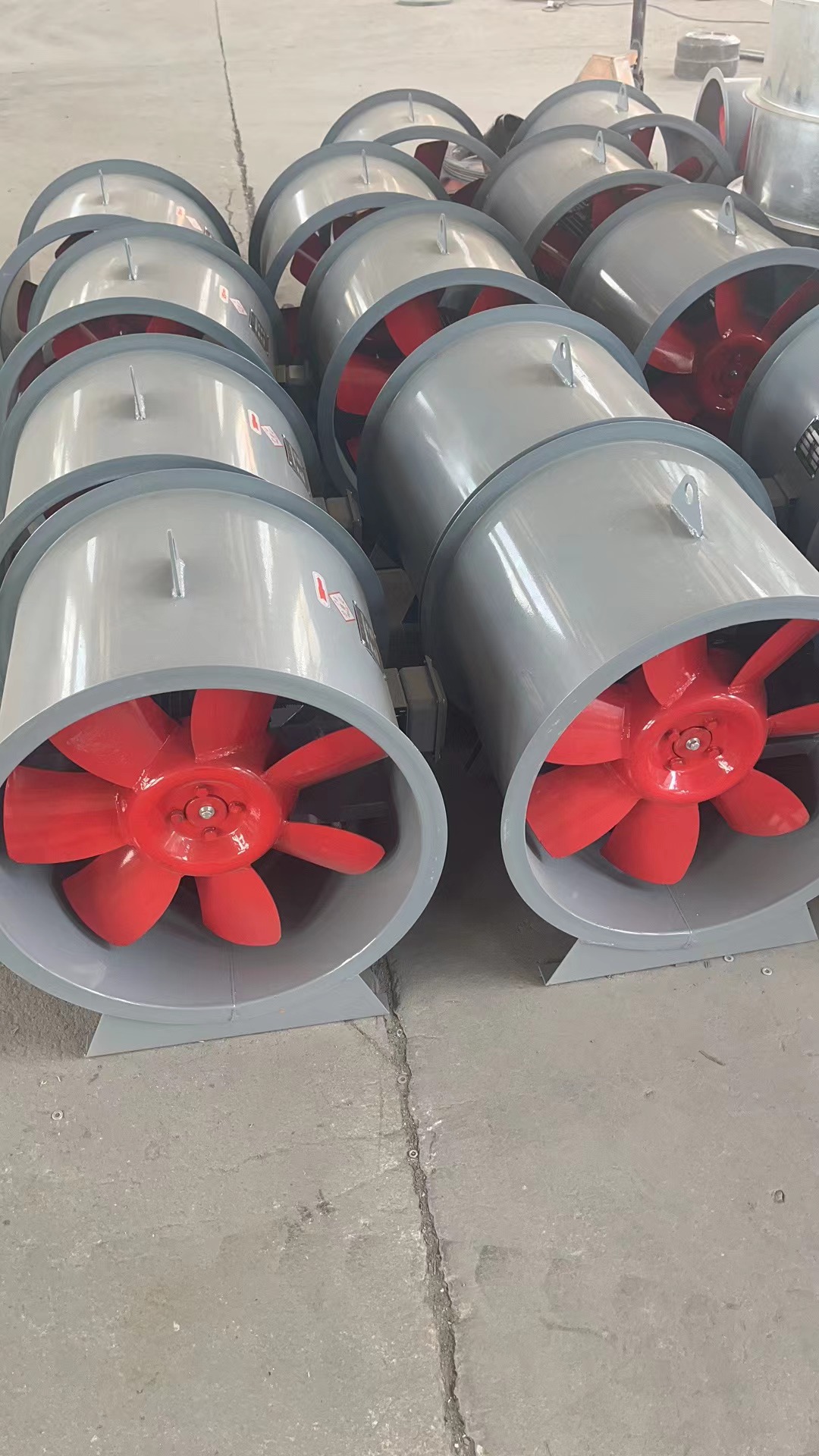 Tunnel axial flow fan anti-corrosion low noise external rotor axial flow fan strong smoke exhaust fan in industrial buildings