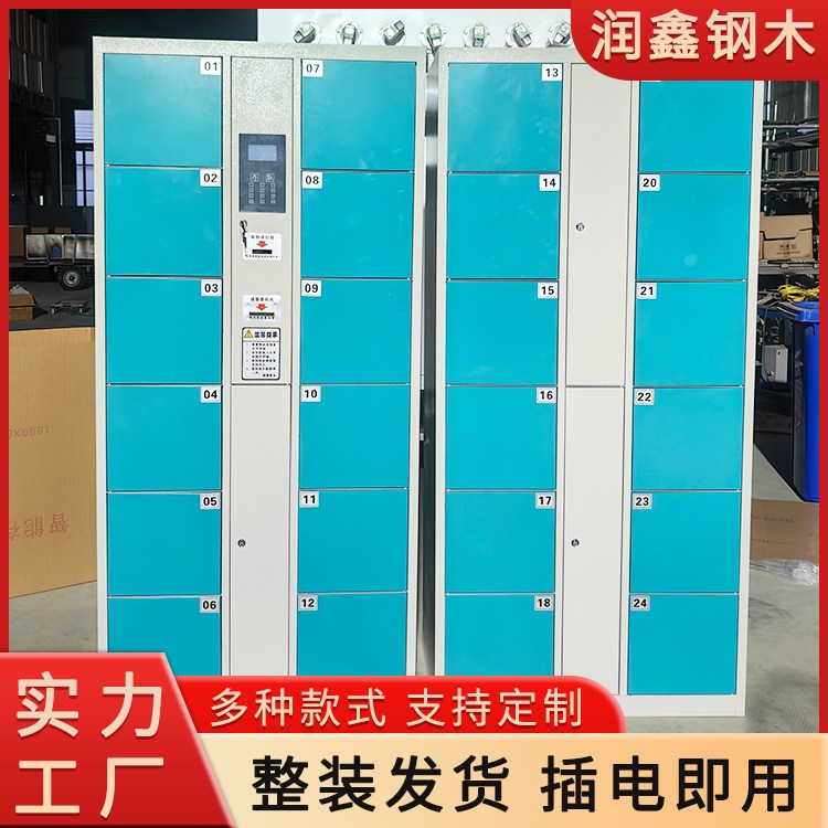 润鑫 景区存包柜 共享自助扫码存取 单箱尺寸可按需定制 源头工厂