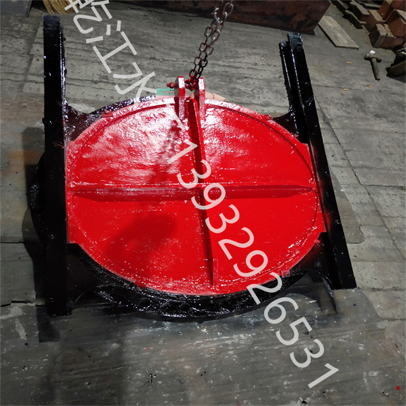 Cast iron circular gate DN650mm pipeline for water stop and drainage of municipal sewage can be used to regulate the weir gate reservoir