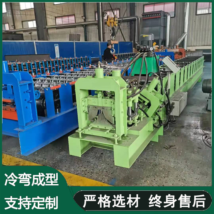 Roof Ridge Tile Color Steel Plate Press Tile Machine Triangle Ridge Tile Equipment Customized by Qiangke Laitu