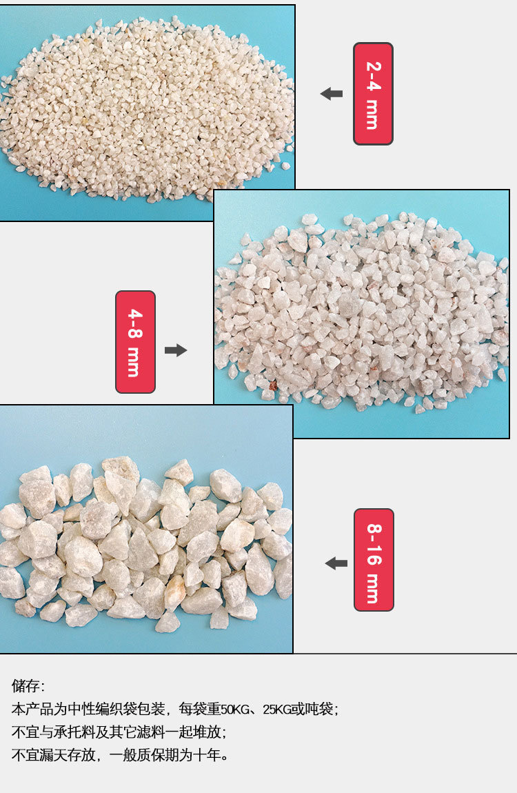 Anda supplies quartz sand 10-20 mesh ordinary building filter material sandblasting wear-resistant material