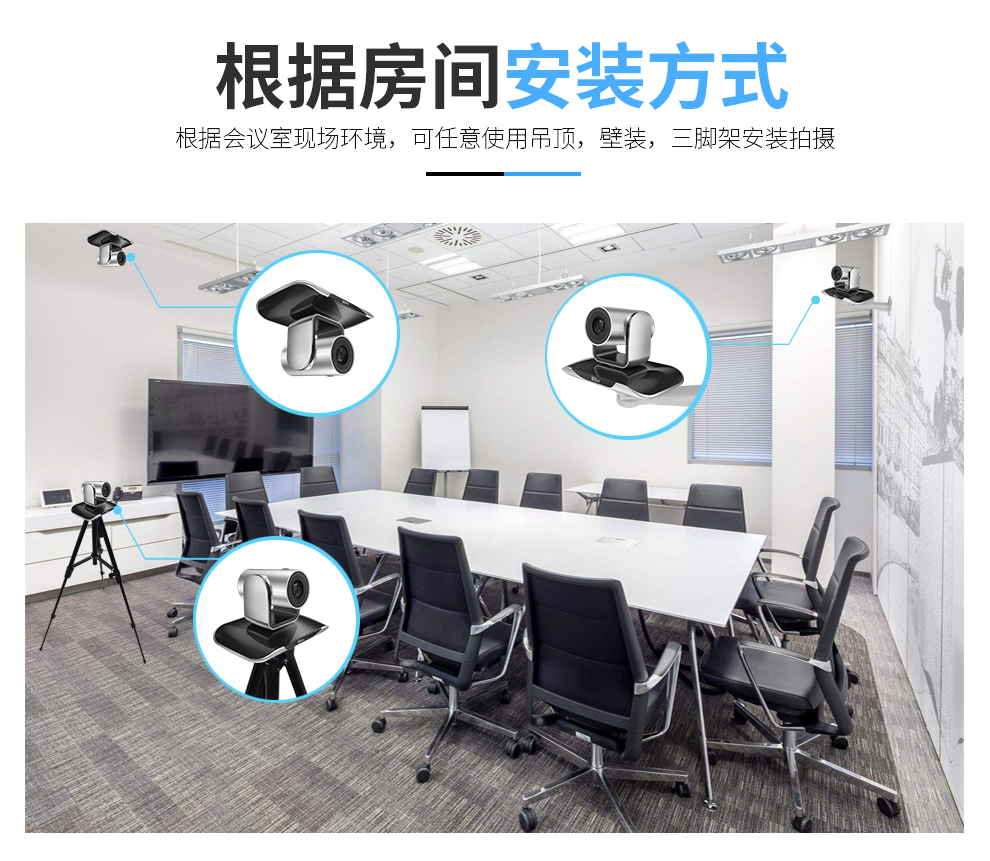 YSX Large, Medium, and Small Video Conference Solution YSX-A28 (Microphone+Camera)