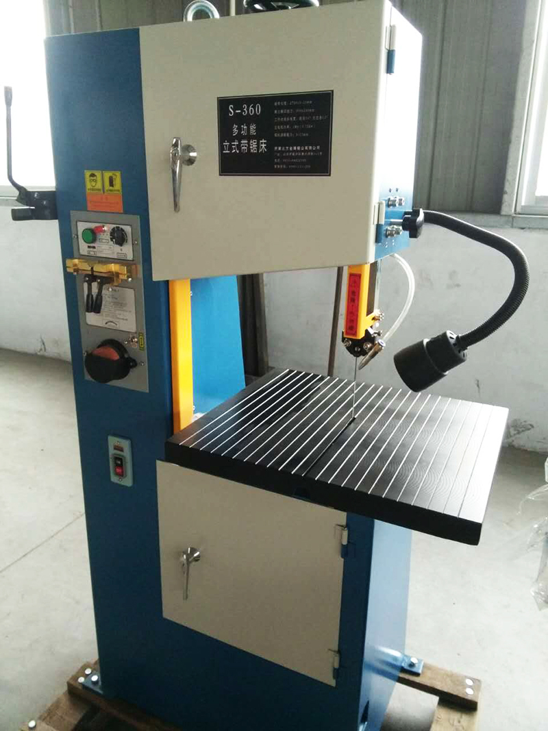 North Jinfeng Sawing Industry Band Saw Machine Vertical Band Saw Machine Multi functional Small S-360 Cutting Metal and Plastic