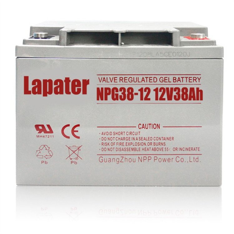 Lapater拉普特蓄电池NP12-38 参数12V38AH后备储能电源专用