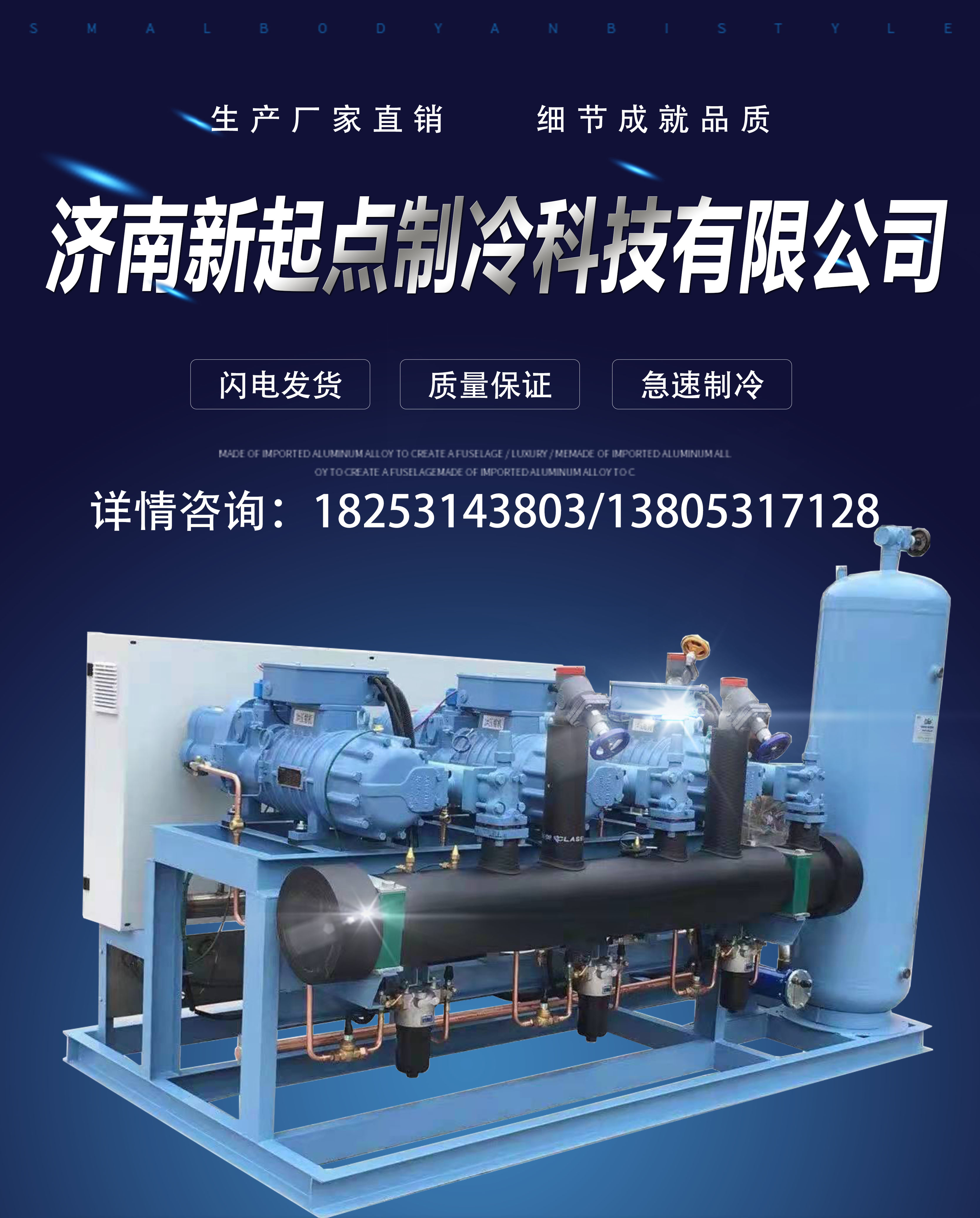 Laifukang Industrial Refrigeration Compressor Unit Screw Type Two Parallel Low Temperature Cold Storage Refrigeration Unit