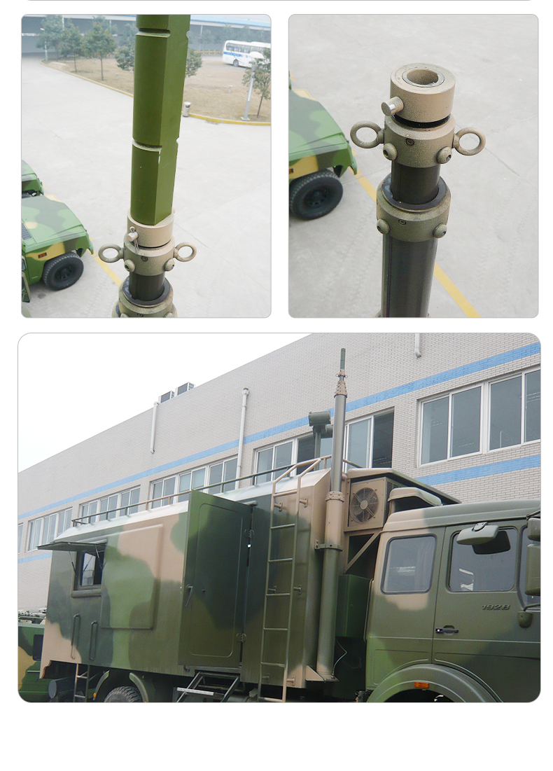 Antenna lifting mast Military communication lifting mast Field emergency lifting lightning protection equipment