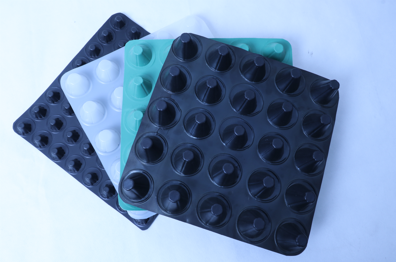 Wuhan Construction Engineering HDPE Filter Board Composite Geotextile Drainage Board 2cm Drainage Board