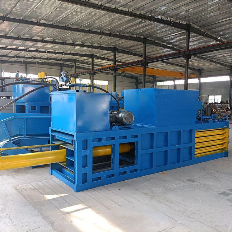 Fast packaging machine for clothing scraps, fully automatic waste crushing machine manufacturer, straw and straw bundling