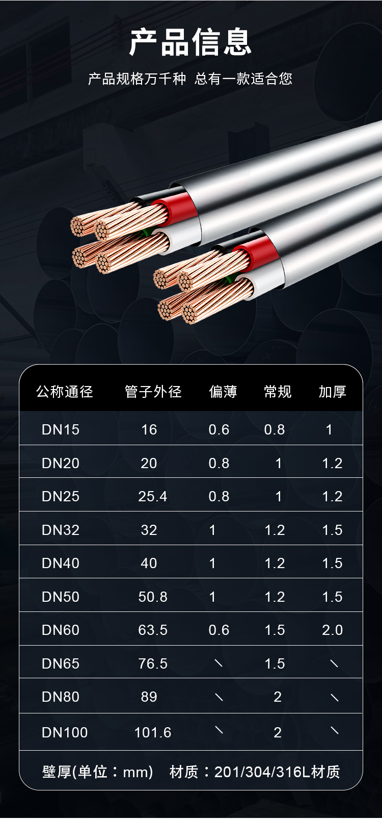 Caflair stainless steel conduit source factory tightening test connection metal 20 cable conduit conduit conduit