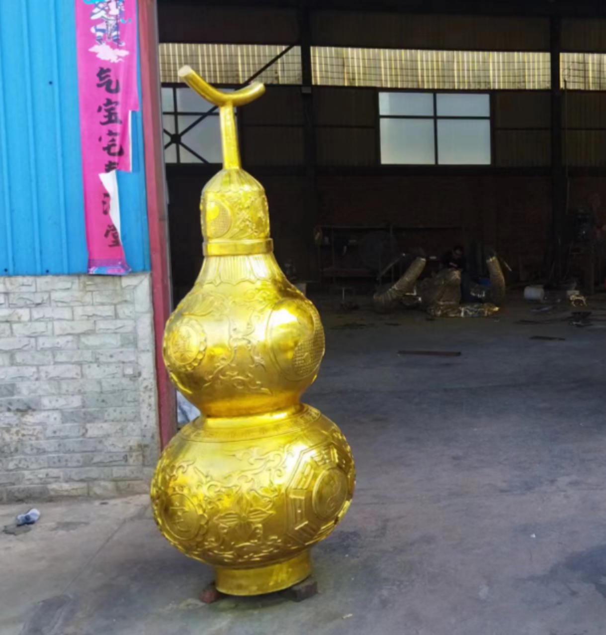 Copper gourd customized pure copper large, small, and medium-sized gourd wholesale outdoor large gourd fountain