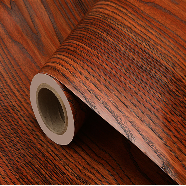 Extra thick wood grain stickers, PVC wallpaper, self-adhesive wholesale furniture film, refurbished cabinets, exhibition cabinets, and tabletops