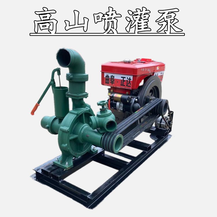 Flood prevention and drainage large flow pumping pump 300HW belt connection trailer pump self priming non clogging pump truck