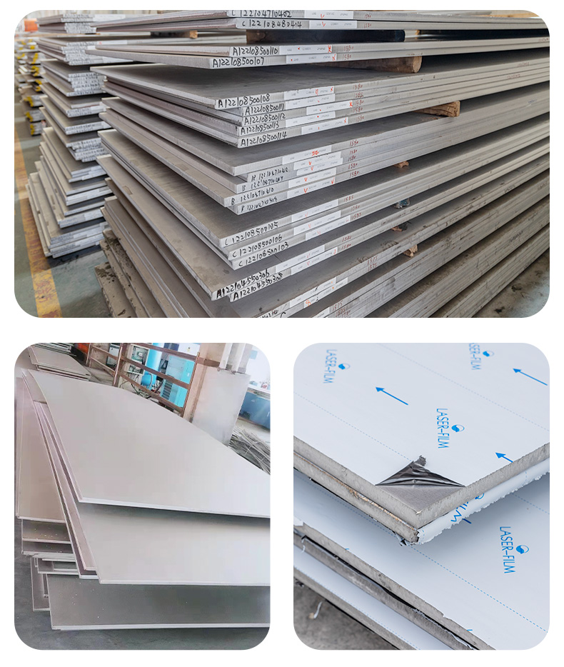 304 stainless steel medium plate, 316L steel plate, hot-rolled plate, supplied by the manufacturer for processing