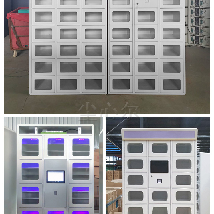 Intelligent food retrieval cabinet, school mall, office building, self-service storage, takeout cabinet, heated, insulated, and rider non-contact food delivery