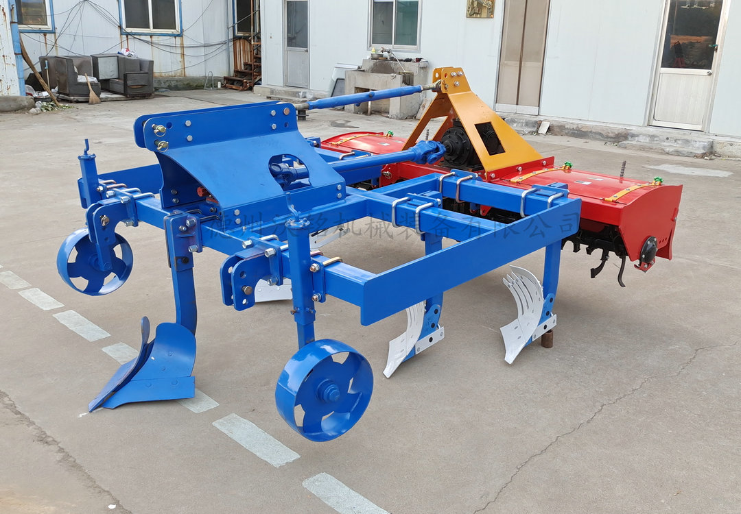 Integrated plow and rotary machine, no moisture, furrow plow, deep plowing, rotary tillage, soil crushing, no moisture plow, land plowing tool