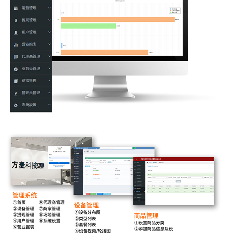 Development of PHP for self-service device management system PC end management backend mobile end management