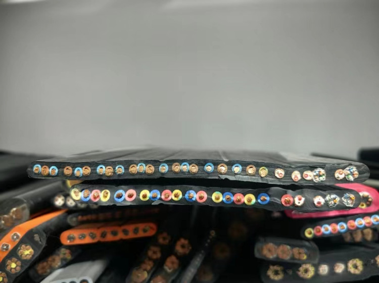 ZR-SYEEDR 9x4+CAT6+3*DMX512 阻燃低烟无卤舞台灯光专用扁平电缆线