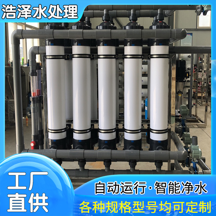 Electronic Ultrapure water treatment equipment Ultrafiltration water purification equipment occupies small area and has high efficiency