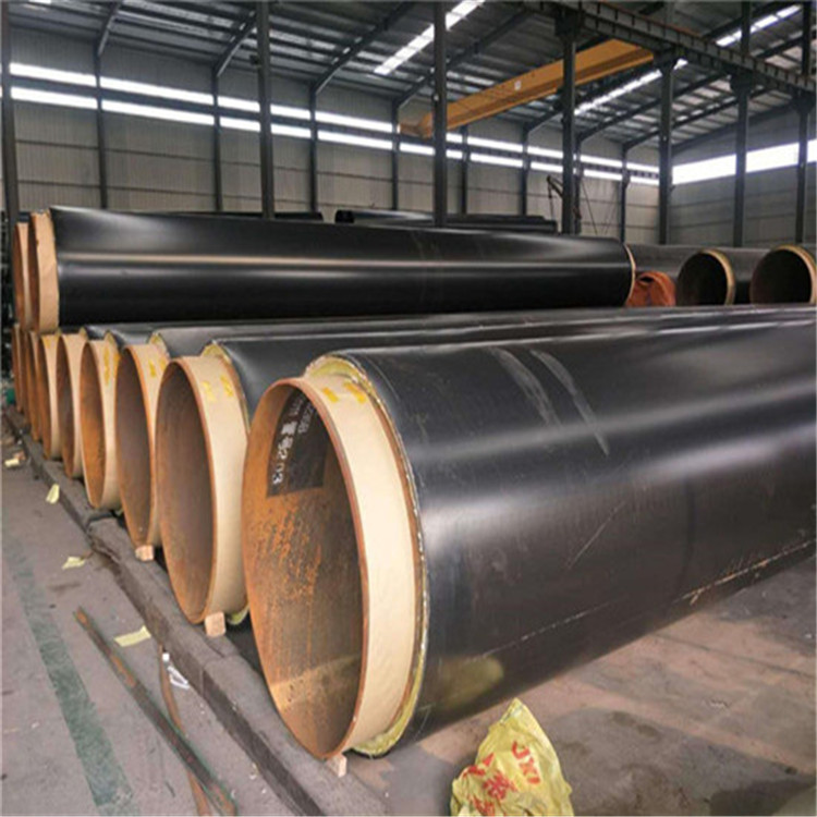 Mingjie pipeline polyurethane foam insulation directly buried pipe customized pipe foam rock wool Glass wool anti-corrosion coating