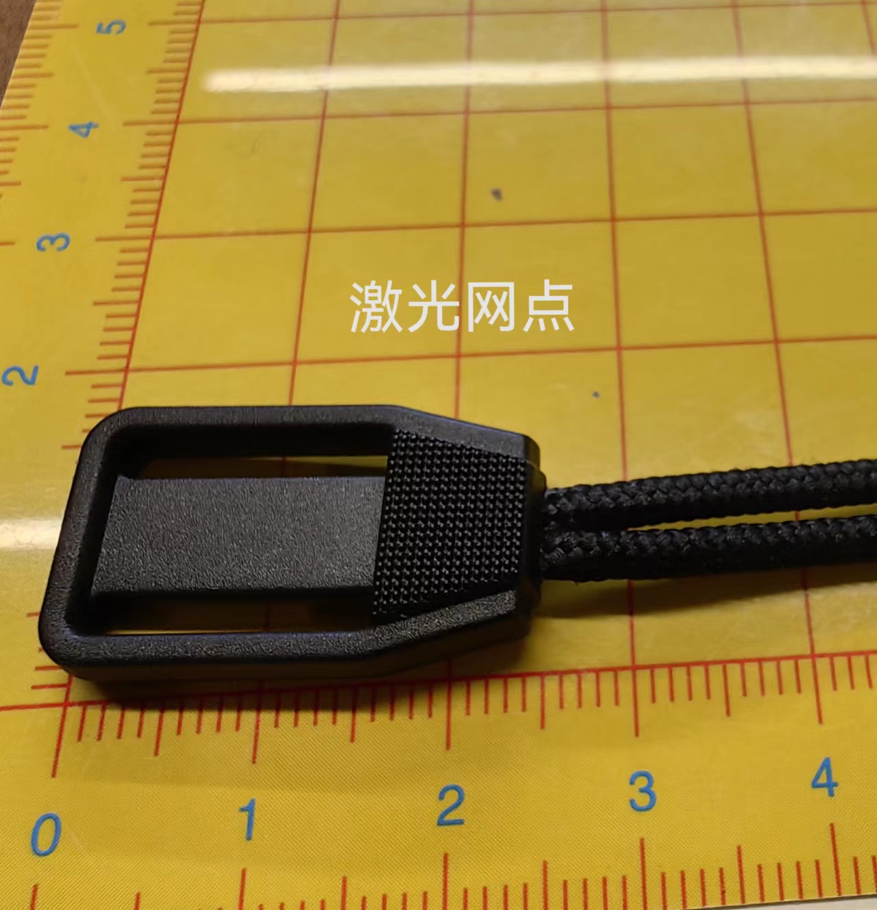 Zhoufeng Clothing Bag Poly Rope+TPU Injection Molding Integrated Moulded Puller Zipper Rope