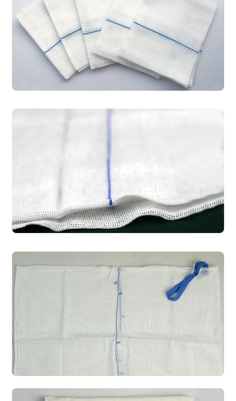 Medical degreasing gauze pad, gauze block, disposable sterile wound disinfection and dressing