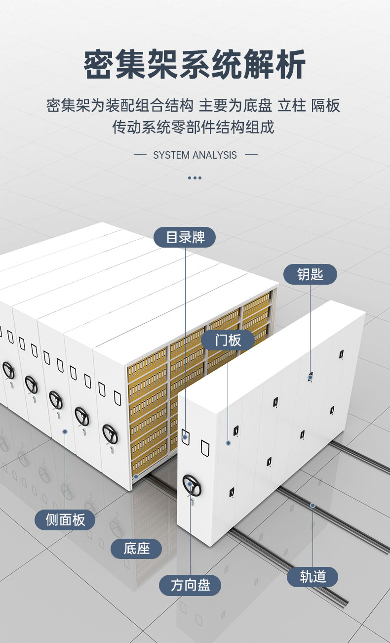 Archives manual mobile Filing cabinet document cabinet certificate cabinet electric intelligent intensive cabinet