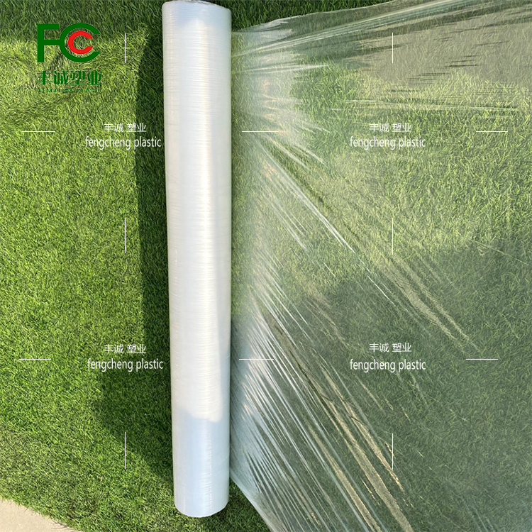 Agricultural perforated plastic film for weeding, insulation and moisturizing, black silver black and white perforated film