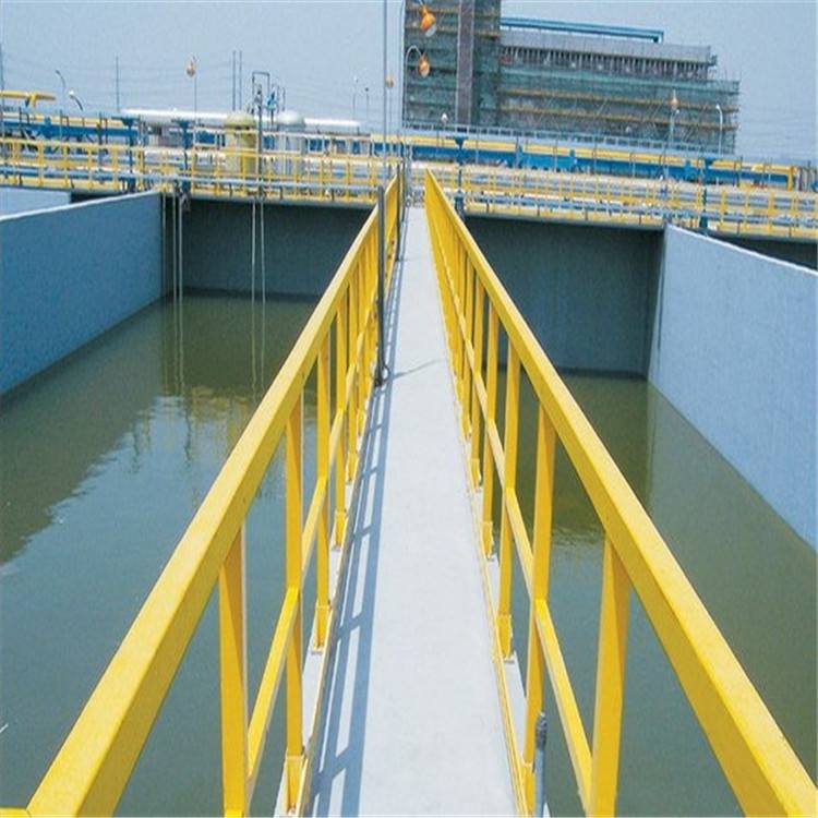 Electroplating plant platform plant fence Sewage plant staircase railing Jiahang fiberglass staircase handrail