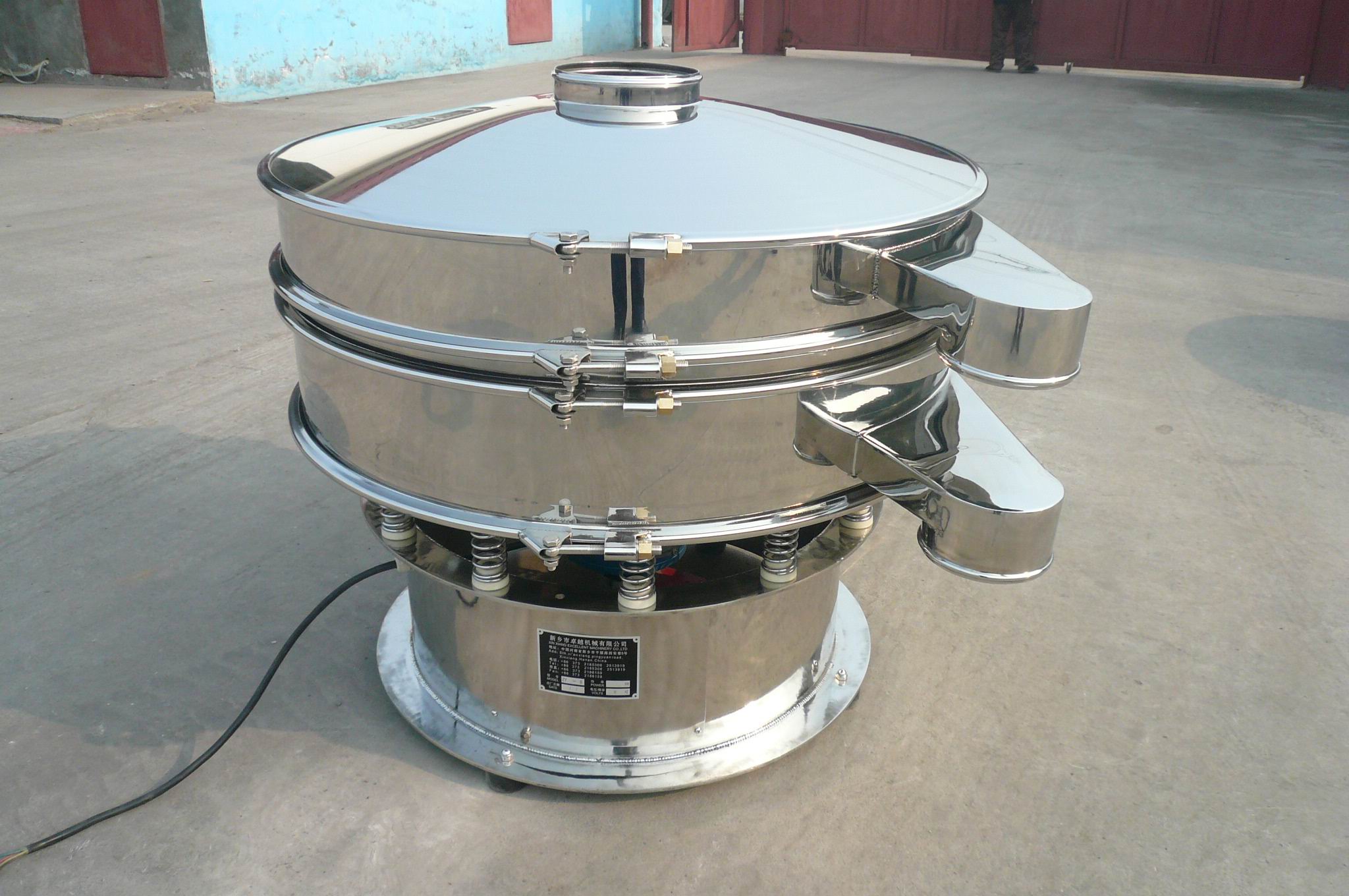 Mingxin Brand 1000-2000mm Size Powder Sieve MX-1000 2-500 Mesh Stainless Steel Circular Vibrating Screen