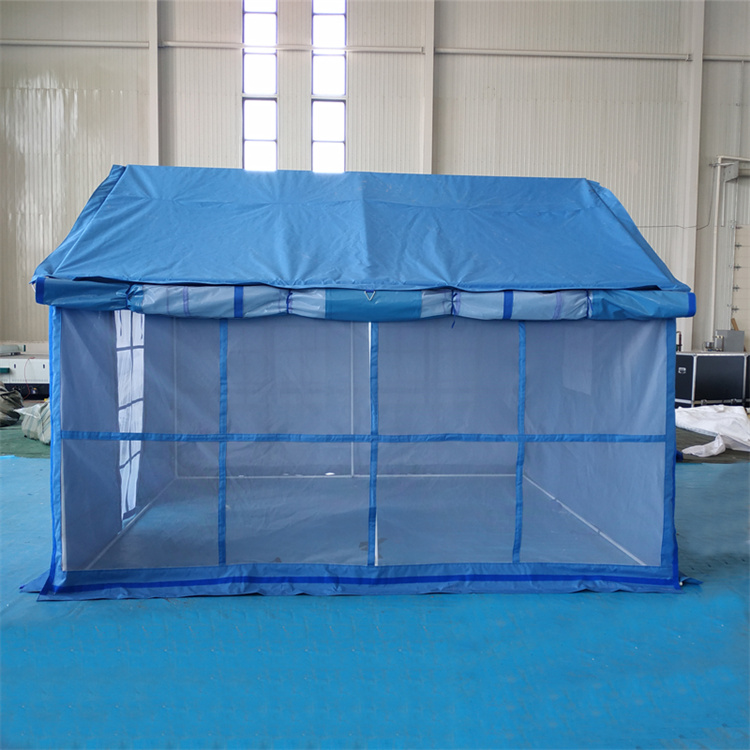 Emergency Relief Tent Sky Blue Epidemic Prevention Isolation Flood Control Rescue Civil Disaster Relief Civil Thickened Tent