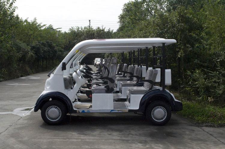 Customized sheet metal 5-seater 8-seater open electric patrol car from Hainan patrol car manufacturer Inspection battery car