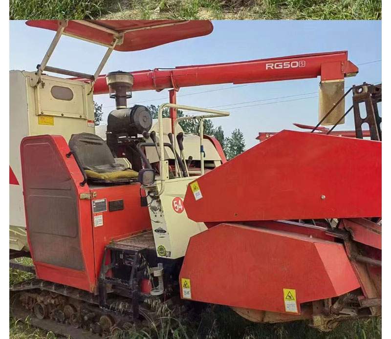 Lovol RG50 super caterpillar rice, wheat and corn Combine harvester