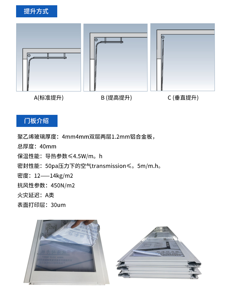 Yu Ou Door Industry Perspective Flap Lift Door Segmented Glass Sliding Door 4S Store Multi use Good Light Transmission