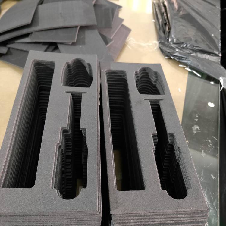Processing customized EVA foam lined flocked electronic product tool slot turnover box