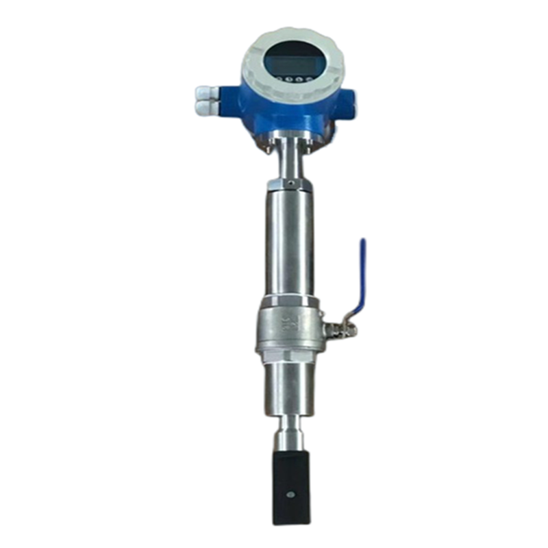 304 stainless steel integrated plug-in electromagnetic flowmeter split water pipeline screw thread simple and convenient card installation connection