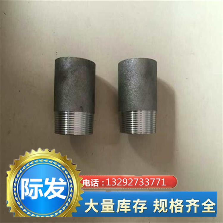 Stainless steel double wire head, carbon steel welding, high-pressure NPT thread, national standard, American standard, internal and external precision turning specifications are complete