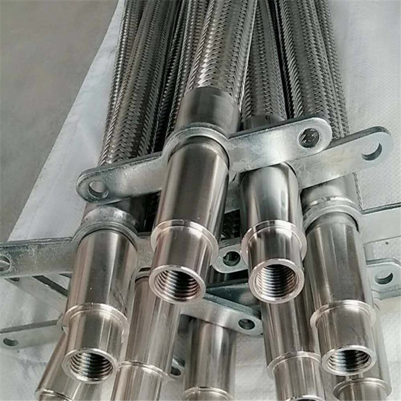 Metal hoses for bracket type fire sprinkler systems - Sprinkler metal corrugated pipes for building use - Fixed sheet type sprinkler pipes