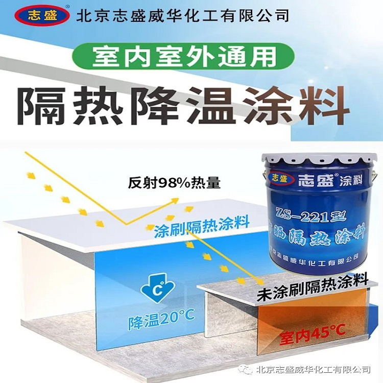 ZS-221 sunscreen and thermal insulation coating chicken coop duck coop cooling coating sunscreen and cooling scheme