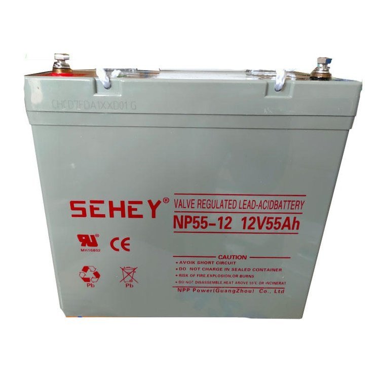 西力SEHEY蓄电池NP55-12 12V55AH UPS电源 EPS消防应急电源