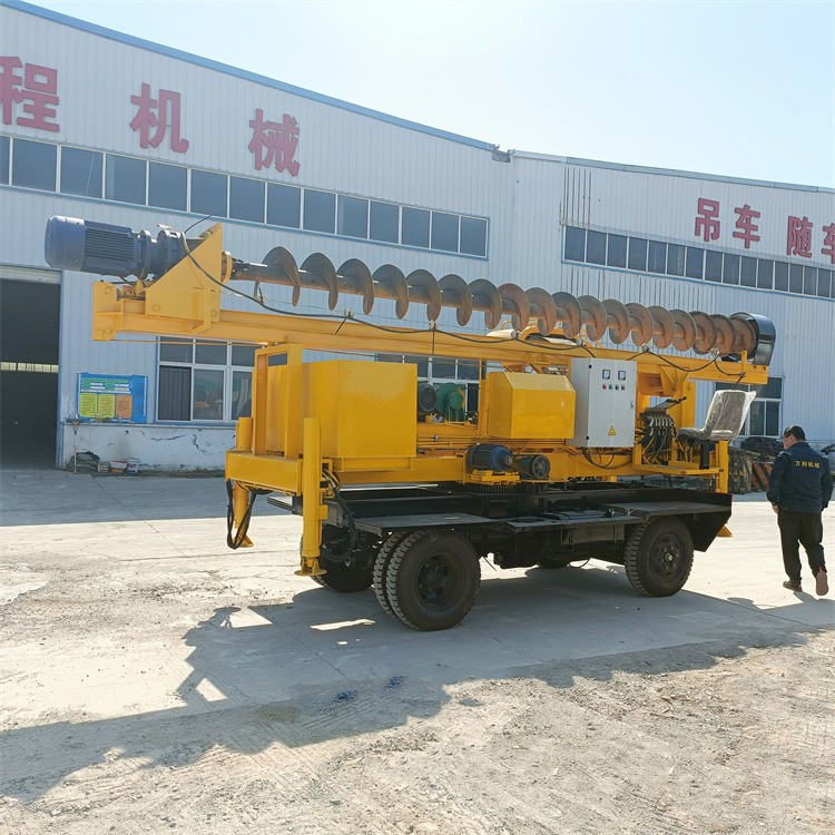 Dading Small Residential Building Foundation Piling Machine for Construction Site Piling Machine 8-meter Long Spiral Drilling Machine