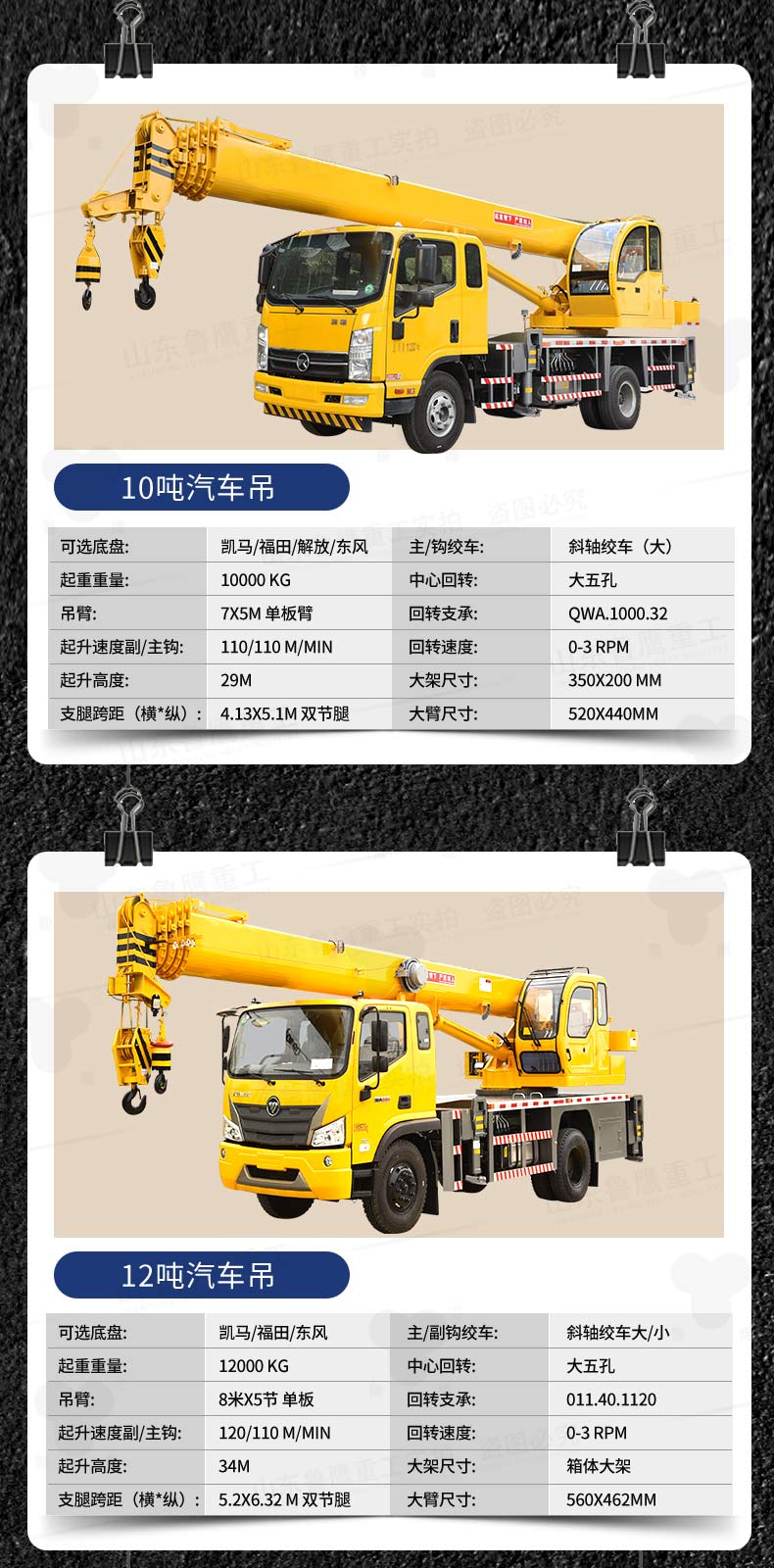 Luyingguo 6 8t 10t Truck Crane Project Crane Kaima Futian Dongfeng Chassis Optional