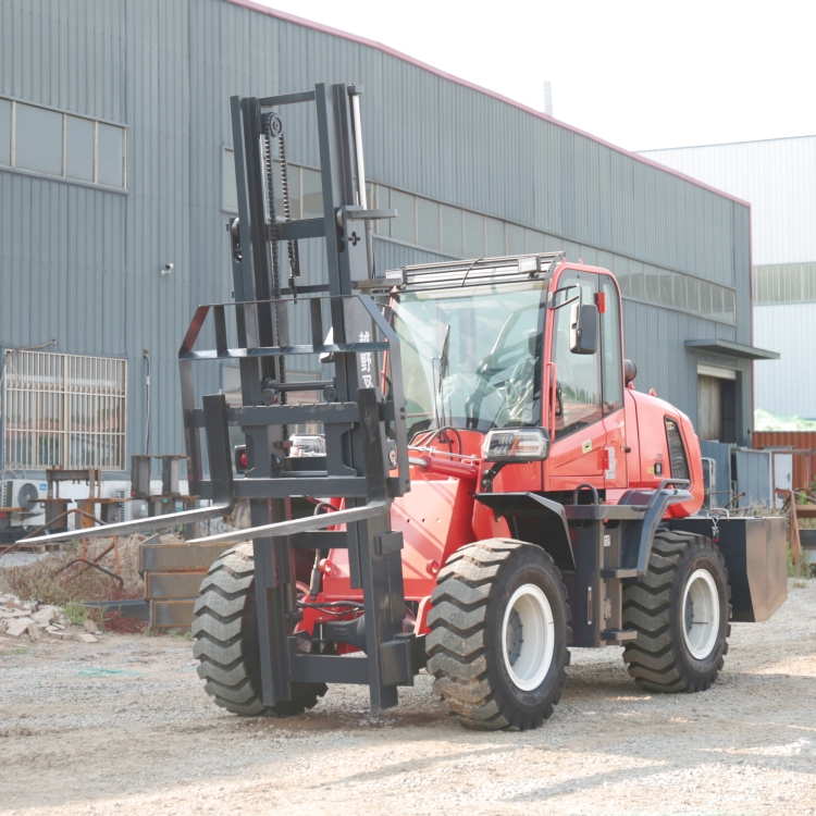 Four cylinder capacity of 2 tons, 3 tons, 4 tons, and an increase of 3 meters and 5 meters for urban sanitation forklifts. Construction, road repair, off-road forklifts