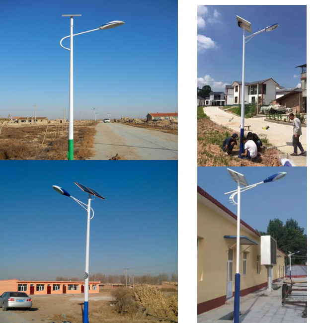 The supply standard for municipal engineering can be determined by the power of the 6-meter-30w solar street lamp on the rural road of Lu Shi