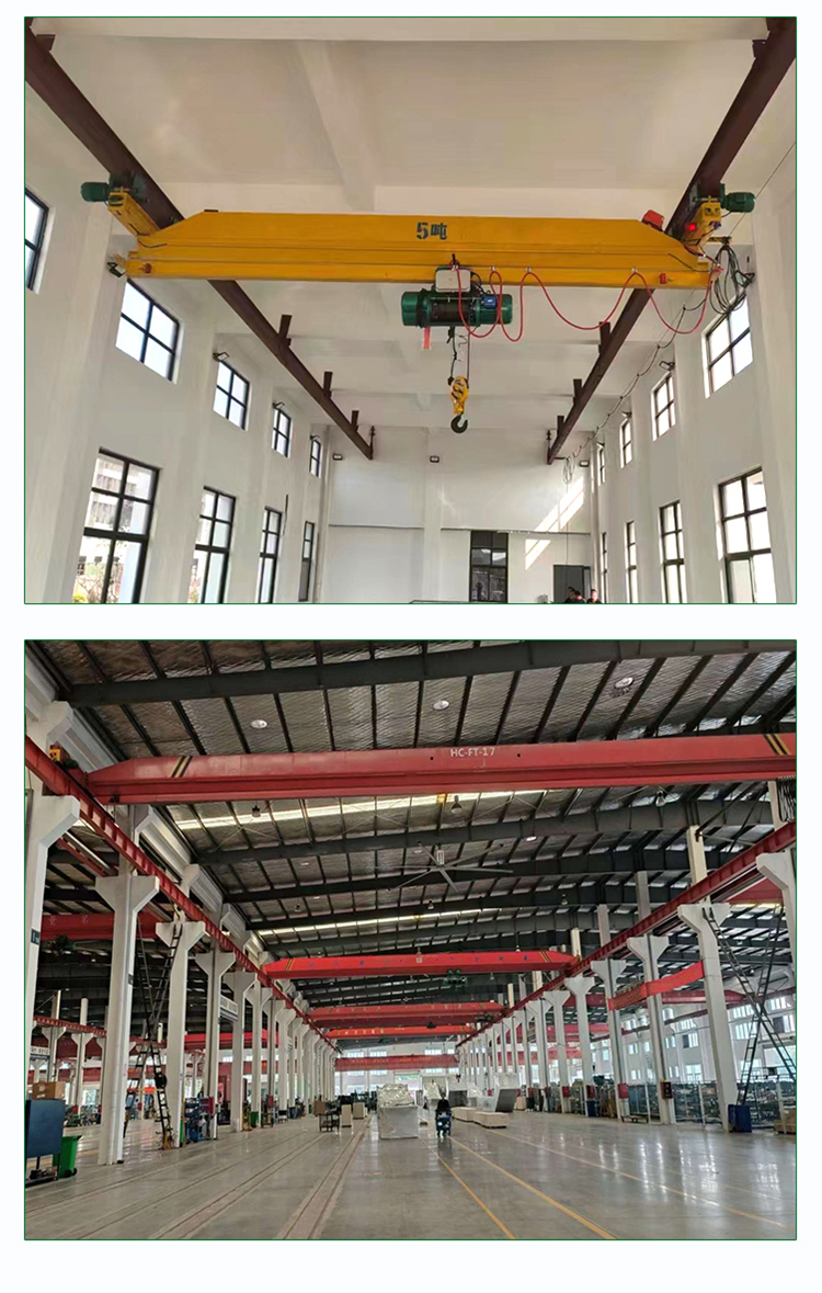 Electric Overhead crane for 20t single beam traveling crane for building steel structure workshop 17 years Source manufacturer