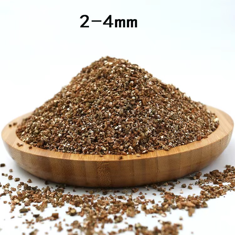 Vermiculite powder for expanded vermiculite particles used in horticultural seedling cultivation, cutting and incubation, thermal insulation, and fire retardant coatings