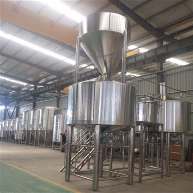 Large scale brewing equipment and supporting machinery for distilleries