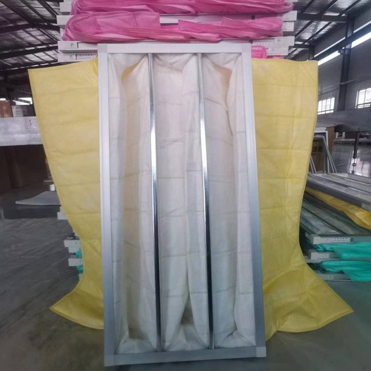 华洁_医院新风净化除尘 铝框无纺布过滤袋 空调风柜滤网 容尘量高