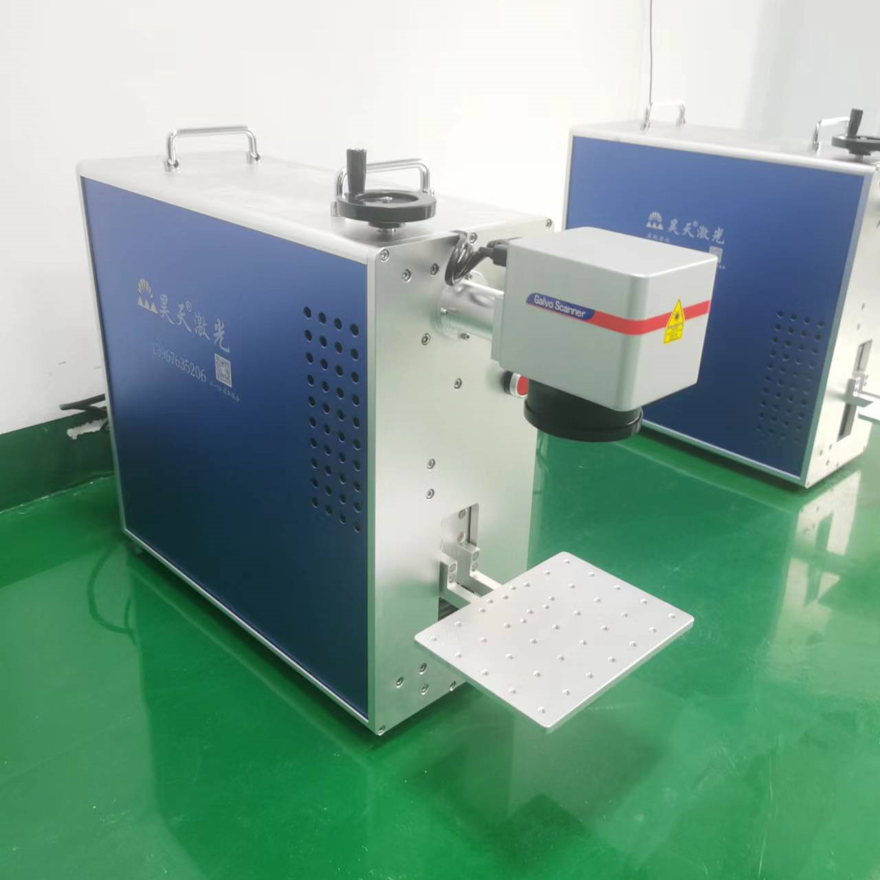 Haoxiang 10W portable end pump laser marking machine with high efficiency, maintenance free, stable, and durable plastic coding machine