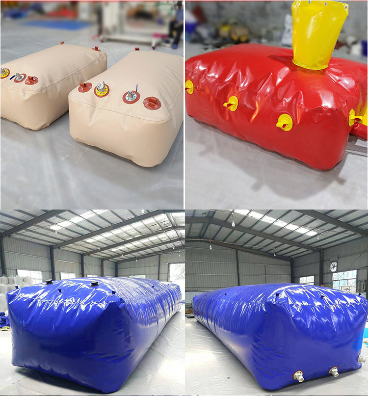 Hongsen rubber plastic large capacity PVC soft water bag, foldable for convenient storage